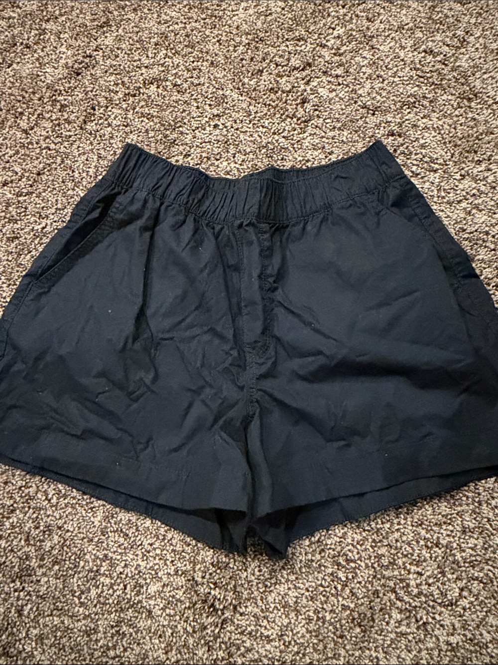 a.n.a Black Women's Casual Elastic Waist Shorts